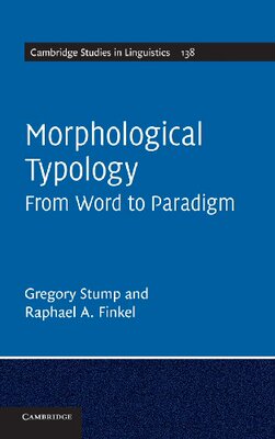 【预订】Morphological Typology