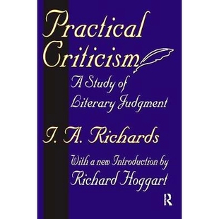 Literary Criticism 預(yù)訂 Study Judgment Practical 實(shí)用評(píng)論：文學(xué)批評(píng)研究 9781138530638