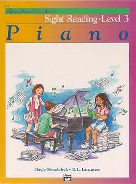 【预订】Alfred’s Basic Piano Library Sight Reading, Bk 3