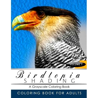 预订 BirdTopia Shading Volume 1: Bird Grayscale coloring books for adults Relaxation Art Therapy for Busy People (Adult