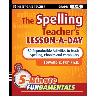 预订 The Spelling Teacher’S Lesson-A-Day: 180 Reproducible Activities To Teach Spelling, Phonics, And Vocabulary 拼写教