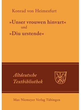 预订 Unser vrouwen hinfart und Diu Urstende: 9783484201996