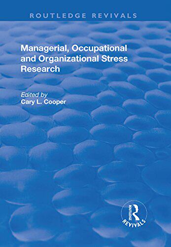 预订 Managerial, Occupational and Organizational Stress Research