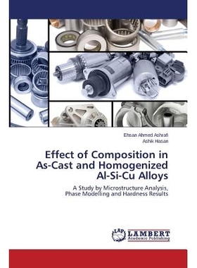 预订 Effect of Composition in As-Cast and Homogenized Al-Si-Cu Alloys: 9783659580567