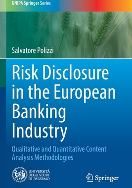 [预订]Risk Disclosure in the European Banking Industry