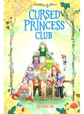 预订 Cursed Princess Club Volume Three: A Webtoon Unscrolled Graphic Novel 《诅咒公主俱乐部》第三卷：网络卡通未经翻译的