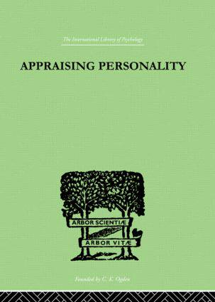 【预订】Appraising Personality