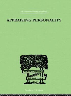 【预订】Appraising Personality