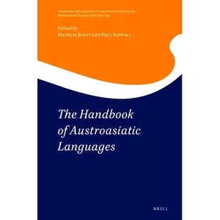 9789004282957 Handbook 2卷 南亚语系语言手册 vols Languages Austroasiatic The 预订