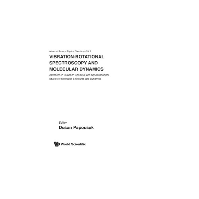 【预订】Vibrational-Rotational Spectroscopy ...
