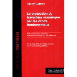 预订 La protection du travailleur numérique par les droits fondamentaux 保护数字工作者的基本权利: 9782386000508