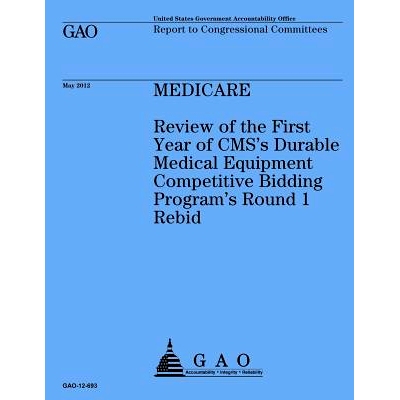 预订 Medicare: Review of the First Year of CMS’s Durable Medical Equipment Competitive Bidding Program’s Round 1 Rebid