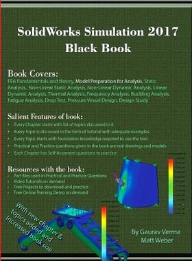 预订 SolidWorks Simulation 2017 Black Book: 9780995097483