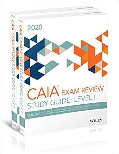 【预售】Wiley Study Guide for March 2020 Level L Caia Exam