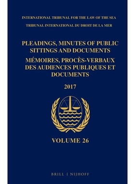 预订 Pleadings, Minutes of Public Sittings and Documents / Mémoires, procès-verbaux des audiences publiques et documen