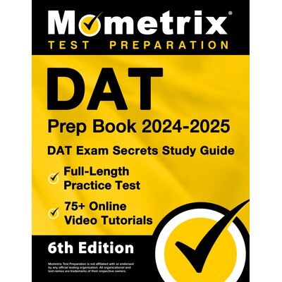 预订 DAT Prep Book 2024-2025 - DAT Exam Secrets Study Guide, Full-Length Practice Test, 75+ Online Video Tutorials: [6th