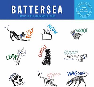 【预订】Battersea Week-to-View Square Wall Planner Calendar 2022 9781529819595