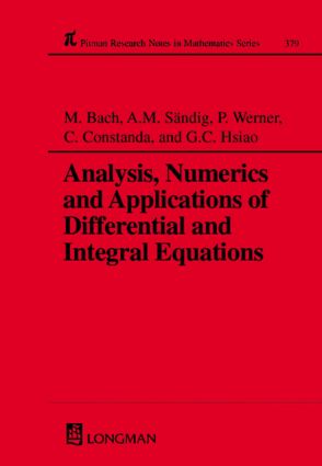 【预订】Analysis, Numerics and Applications of Differential and Integral Equations