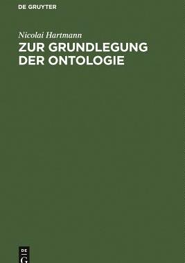 预订 Zur Grundlegung der Ontologie