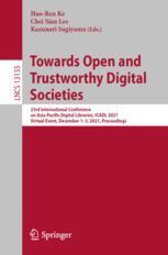 预订 Towards Open and Trustworthy Digital Societies