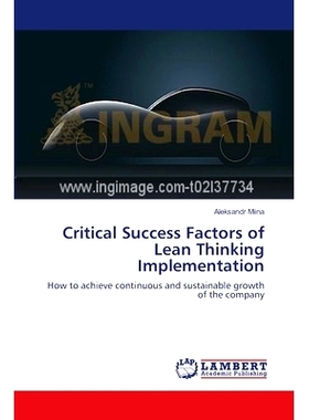 预订 Critical Success Factors of Lean Thinking Implementation: 9783659357305