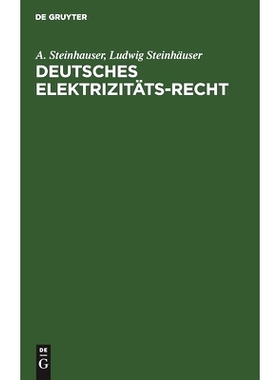 预订 Deutsches Elektrizitäts-Recht: 9783112600337