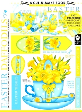 预订 Easter Daffodils Cut-n-Make Book: Easter Egg and Daffodil Clip Art for Handmade Cards, Wraps and Decorations: 97895