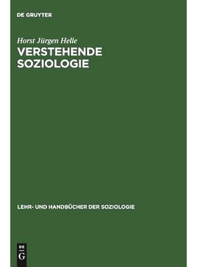 预订 Verstehende Soziologie: Lehrbuch: 9783486247671
