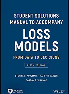 【预售】Student Solutions Manual To Accompany Loss Models