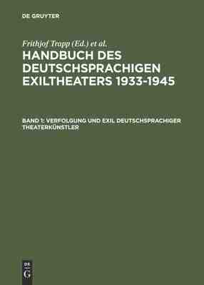 【预订】Verfolgung und Exil deutschsprachiger Theaterkünstler 9783598113741