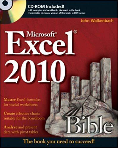 【预售】Excel 2010 Bible