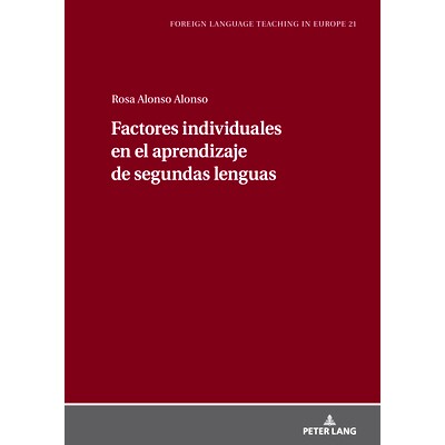 预订 Factores Individuales En El Aprendizaje de Segundas Lenguas: 9783631879504