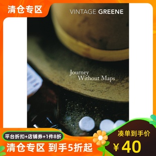 格雷厄姆·格林 Graham Greene 英文原版 Without 旅行 Journey Maps 没有地图