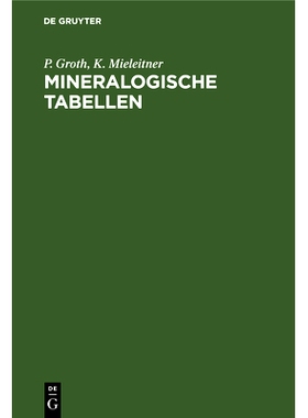 预订 Mineralogische Tabellen: 9783486746136