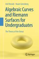 现货 Algebraic Curves and Riemann Surfaces for Undergraduates: The Theory 9783031116155