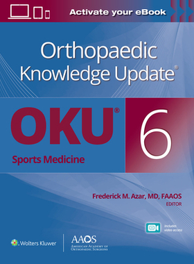 【预订】Orthopaedic Knowledge Update®: Sports Medicine 6 Print + Ebook with Multimedia (AAOS - American Academy of...