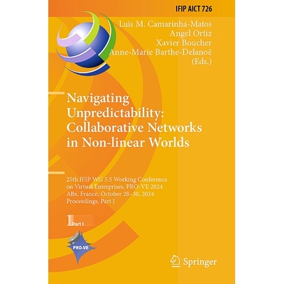 预订 Navigating Unpredictability: Collaborative Networks in Non-Linear Worlds: 25th Ifip Wg 5.5 Working Conference on Vi
