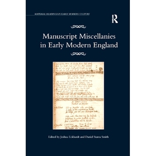 Modern Early 9780367879907 England Manuscript 预订 Miscellanies