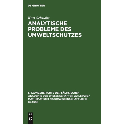 预订 Analytische Probleme des Umweltschutzes: 9783112499573