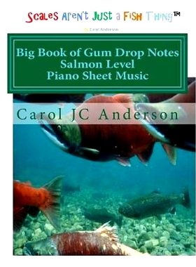 预订 Big Book of Gum Drop Notes - Salmon Level - Piano Sheet Music: Scales Aren’t Just a Fish Thing - Igniting Sleeping