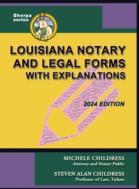 预订 Louisiana Notary and Legal Forms with Explanations: 2024 Edition: 9781610275118
