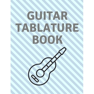 Kids Guitar And For Book Soft 8.5x11 Adults Cover Gift Tab 150pages Tablature 预订 Matte Birthday