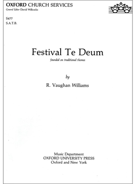 预订 Festival Te Deum 赞美节之歌: 9780193515307