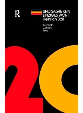 预订 Und Sagte Kein Einziges Wort 缄默不语: 9781138430464