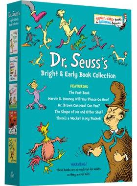 [预订]Dr. Seuss Bright & Early Book Boxed Set Collection: The Foot Book; Marvin K. Mooney Will You Please  9780593485477