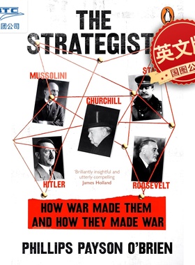 现货 战略家如何影响战争 一战二战纪实文学 罗斯福丘吉尔希特勒 英文原版 The Strategists