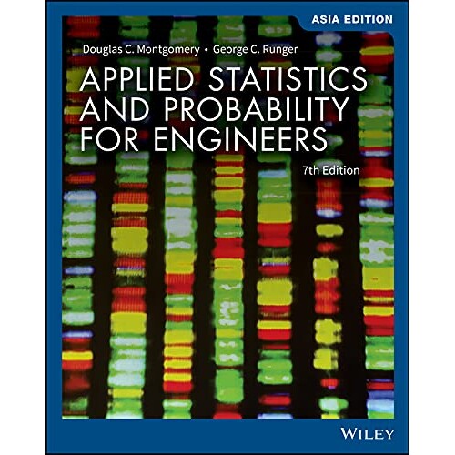 预订 Applied Statistics And Probability For Engineers, 7Th Edition Asia Edition Set W/Study Guide 工程师应用统计与概率