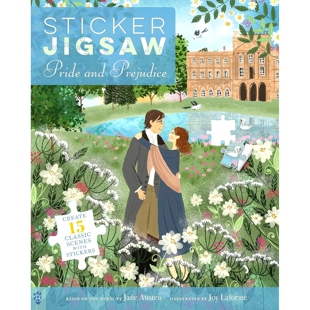 现货 贴纸拼图：傲慢与偏见 英文原版 互动游戏书 Sticker Jigsaw: Pride and Prejudice
