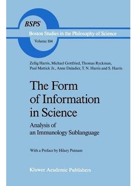 预订 The Form of Information in Science: Analysis of an Immunology Sublanguage: 9789401077774
