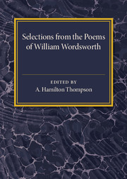 【预订】Selections from the Poems of William Wordsworth